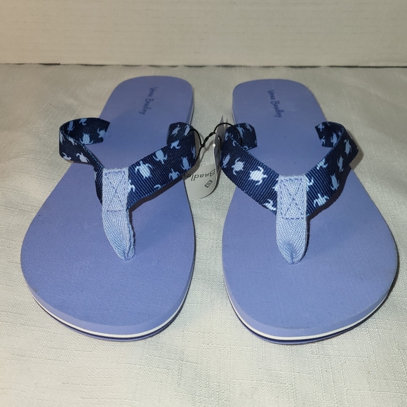 Vera Bradley Webbing Strap Flip Flops Tiny Turtle Dream Womens Sz SMALL 5-6 NEW - Picture 5 of 15